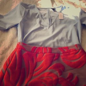 Ann Taylor never worn light blue blouse